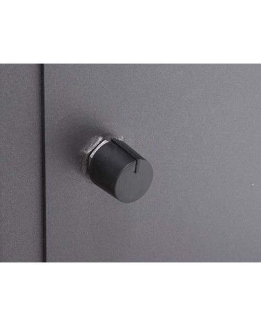 POÊLE À BOIS AVEC TURBINES LOUVRE COULEUR NOIR 11 KW