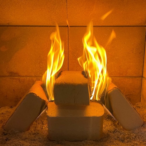 Briquettes de bois densifiées